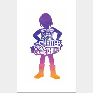 Shatter Glass Ceilings Posters and Art